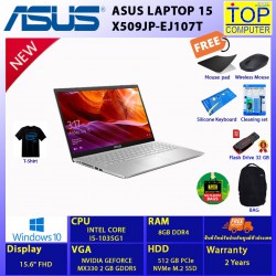 ASUS LAPTOP 15 X509JP-EJ107T/I5-1035G1/8 GB/512 GB SSD/15.6 FHD/MX330/WIN10/BY TOP COMPUTER