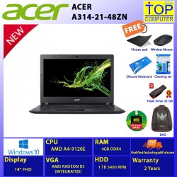 ACER A314-21-48ZN/A4-9120E/4 GB/1TB HDD/RADEON/WIN10/BY TOP COMPUTER