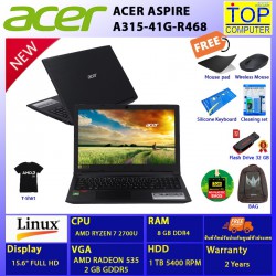 ACER ASPIRE A315-41G-R468/RYZEN 7/8 GB/1TB HDD/15.6/RADEON 535/LINUX/BY TOP COMPUTER