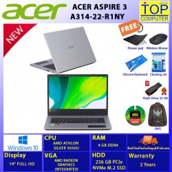 ACER ASPIRE 3 A314-22-R1NY/ATHLON/4 GB/256GB SSD/14 FHD/INTEGRATED/WIN10/BY TOP COMPUTER