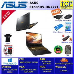 ASUS FX505DV-HN227T/RYZEN 7/8 GB/512GB SSD/15.6 FHD/RTX2060/WIN10/BY TOP COMPUTER