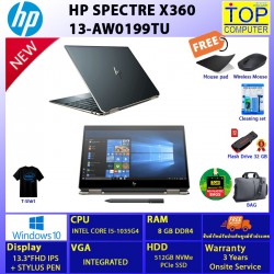 HP SPECTRE X360 13-AW0199TU/I5-1035G4/8 GB/SSD 512GB/13.3 FHD/INTEGRATED/WIN10/BY TOP COMPUTER