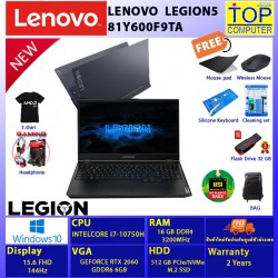 LENOVO LEGION5 81Y600F9TA/I7-10750H/16GB/15.6"FHD 144Hz/SSD 512 GB/RTX 2060/WIN10/BY TOP COMPUTER