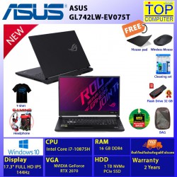 ASUS GL742LW-EV075T/I7-10875H/16GB/SSD 1TB/RTX2070/17.3 FHD 144Hz/WIN10/BY TOP COMPUTER