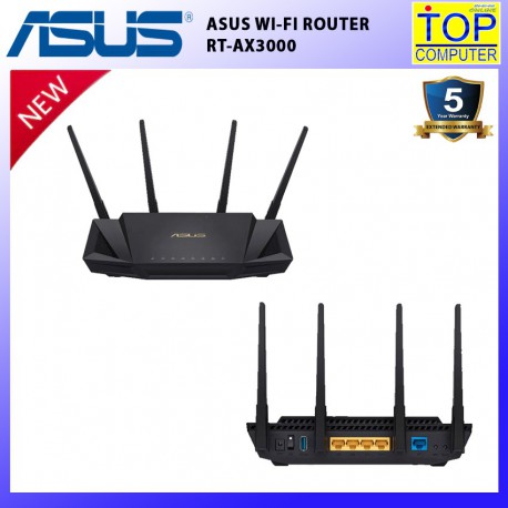 ASUS WI-FI ROUTER RT-AX3000/BY TOP COMPUTER